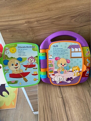 Fisher price eğitici hikaye kitabı