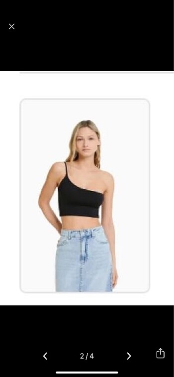 m Beden Bershka Crop Top