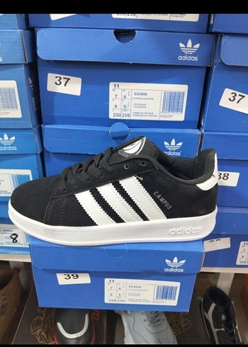 Adidas Campus Siyah Beyaz Sneakers