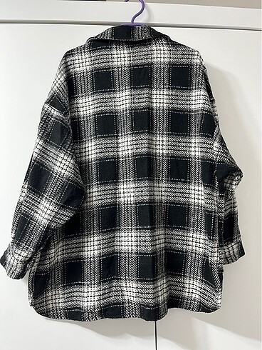 xl Beden Siyah oversize oduncu gömlek
