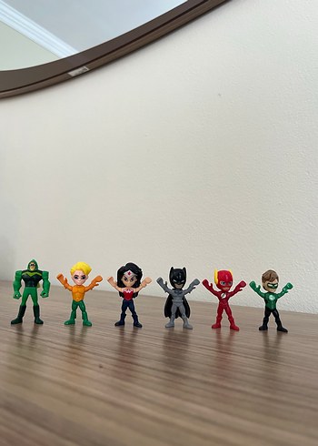  Kinder DC batman Süper Kahraman Figür Seti