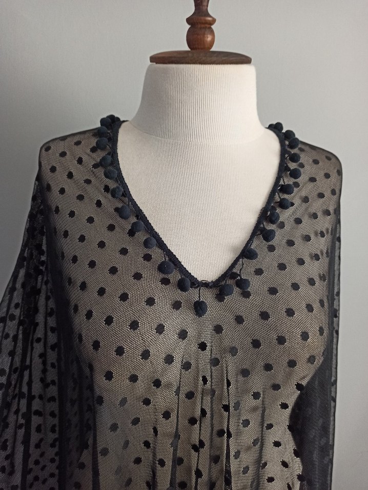 Ponponlu Tül Pareo - Görsel 3