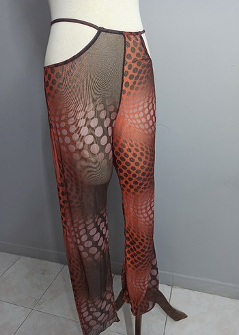 Bel Pencere Detaylı Pareo Pantolon - Görsel 2