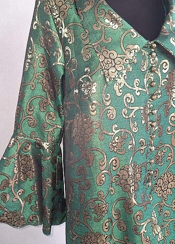 m Beden Yaldızlı Şık Kaftan