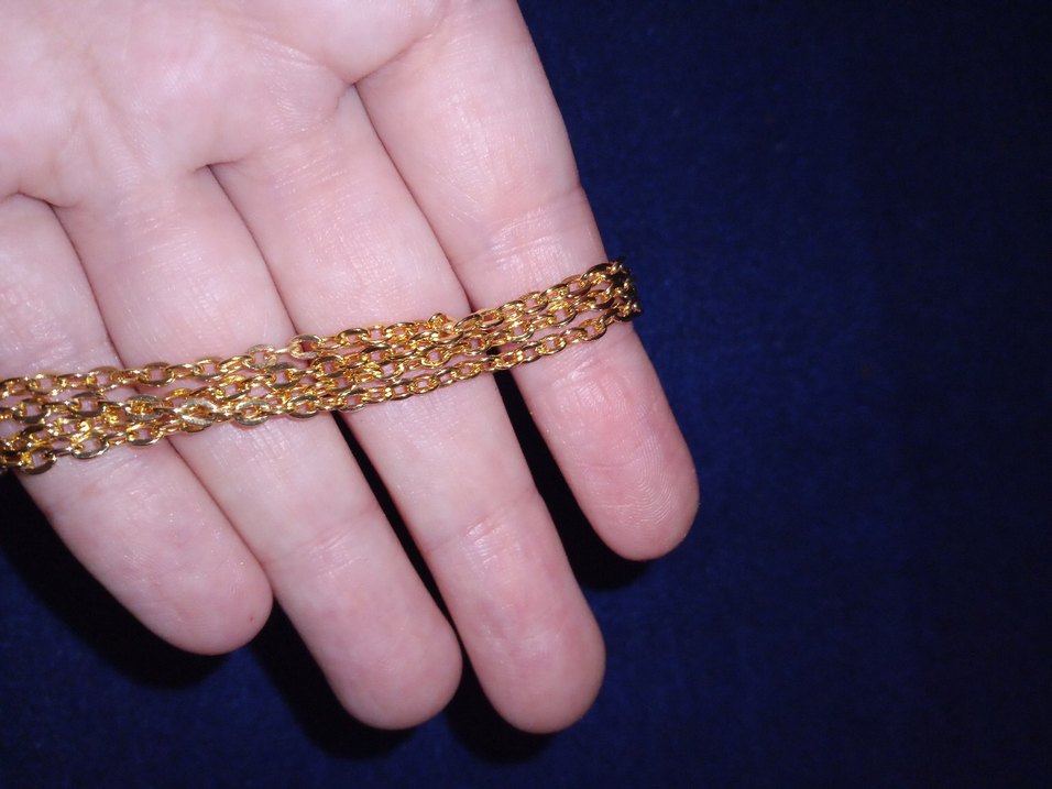 İşlemeli Zincir Detaylı Mor Kadın El Zinciri - Görsel 3