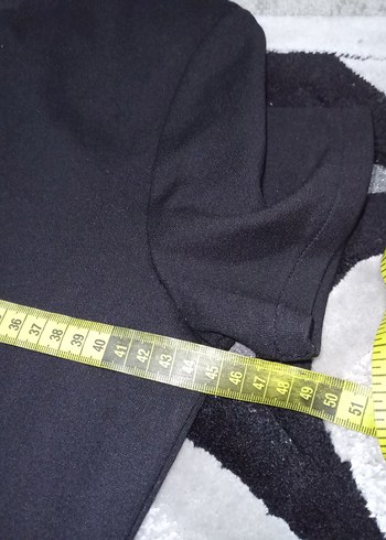 40 Beden siyah Renk Siyah Gri Örgü Midi Günlük Elbise