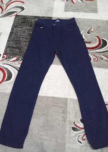 Erkek Çocuk Koyu Mavi Denim Pantolon