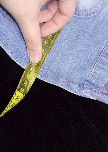 12-18 Ay Beden Kız Çocuk Mavi Kısa Kollu Denim Elbise