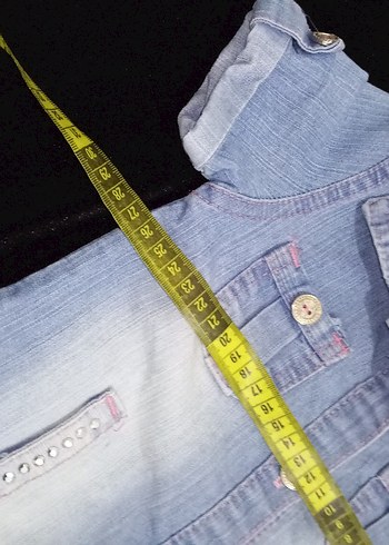 Diğer Kız Çocuk Mavi Kısa Kollu Denim Elbise