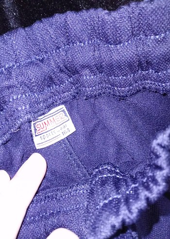 12-13 Yaş Beden mavi Renk Erkek Çocuk Lacivert Fermuarlı Rahat eşofman