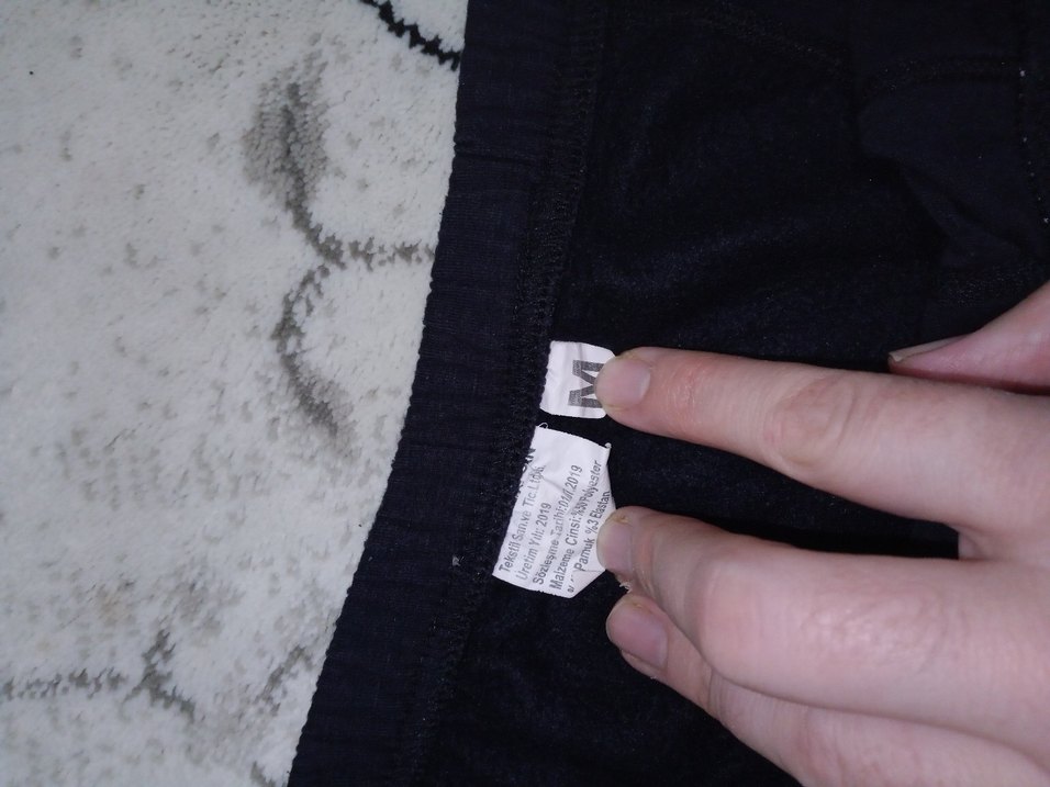 erkek Siyah Uzun içlik - Görsel 5