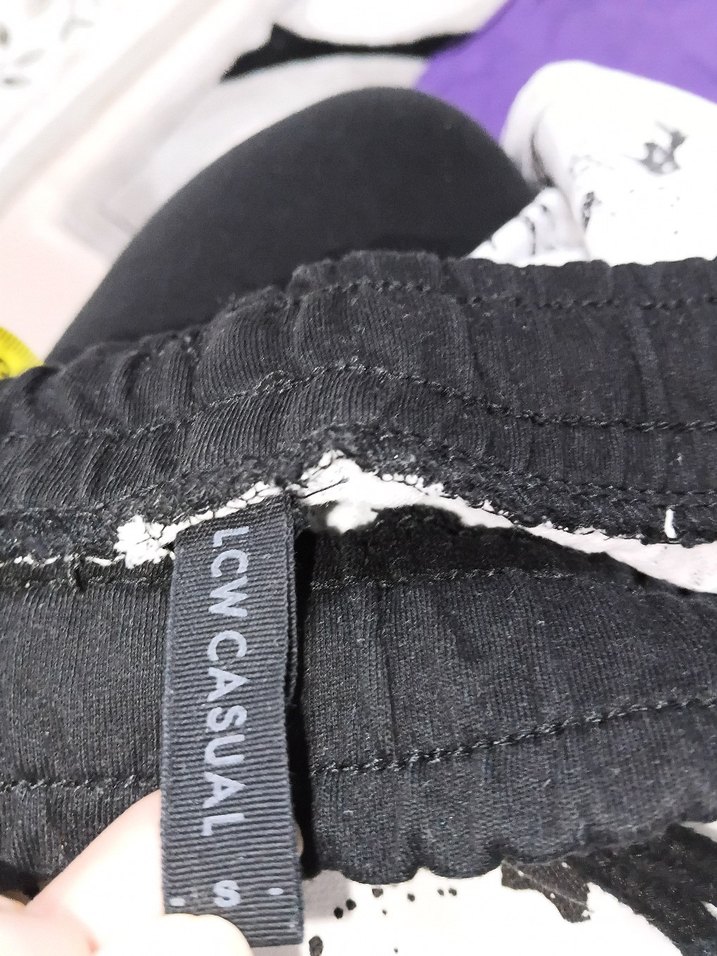 Erkek Siyah-Beyaz Tie-Dye Şort - Görsel 4