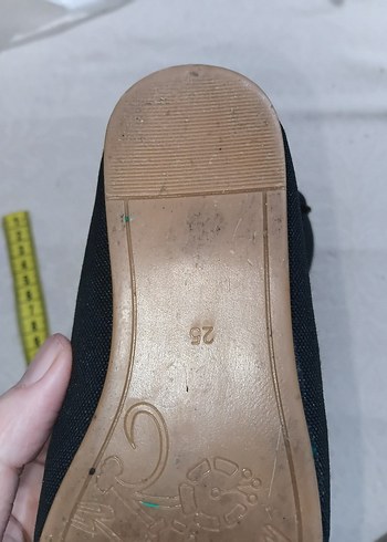 Kız Çocuk Gri Tokalı Babet Ayakkabı - Görsel 4