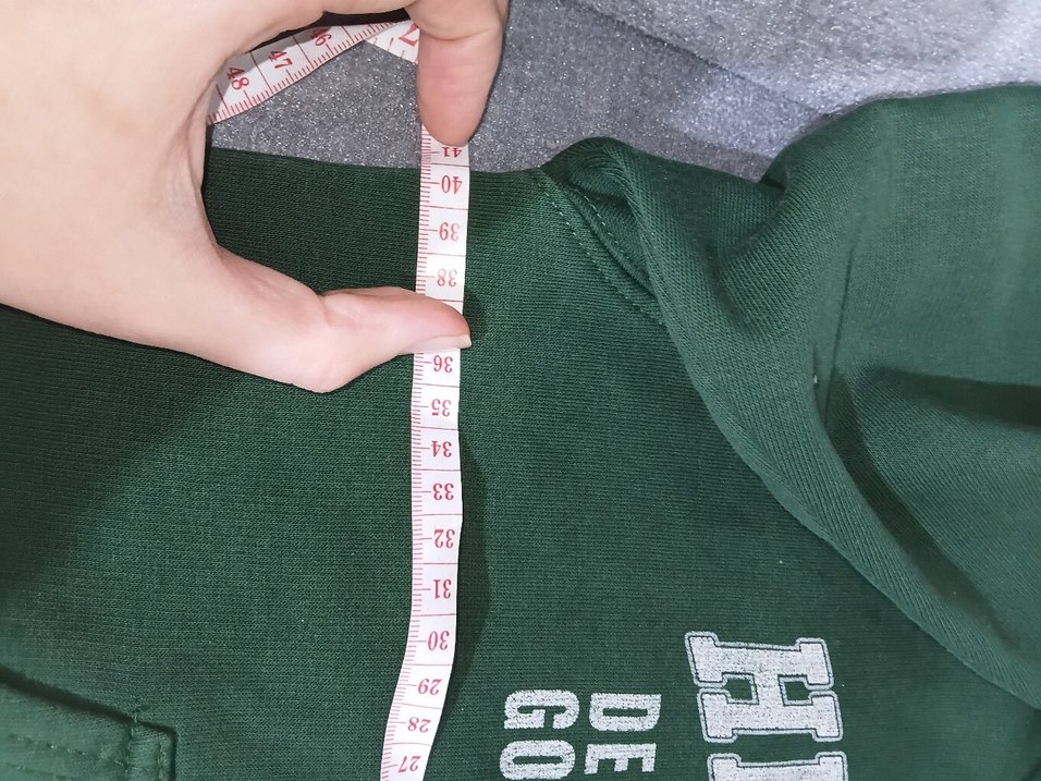 Yeşil Kapüşonlu Fermuarlı Sweatshirt - Görsel 4