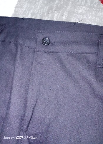 46 Beden Siyah Regular Fit Ofis Pantolonu