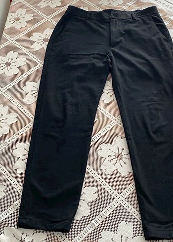 Siyah  Kumaş Pantolon - Görsel 2
