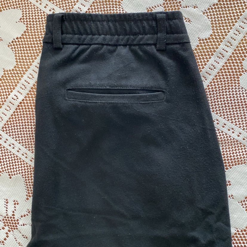 Siyah  Kumaş Pantolon - Görsel 5