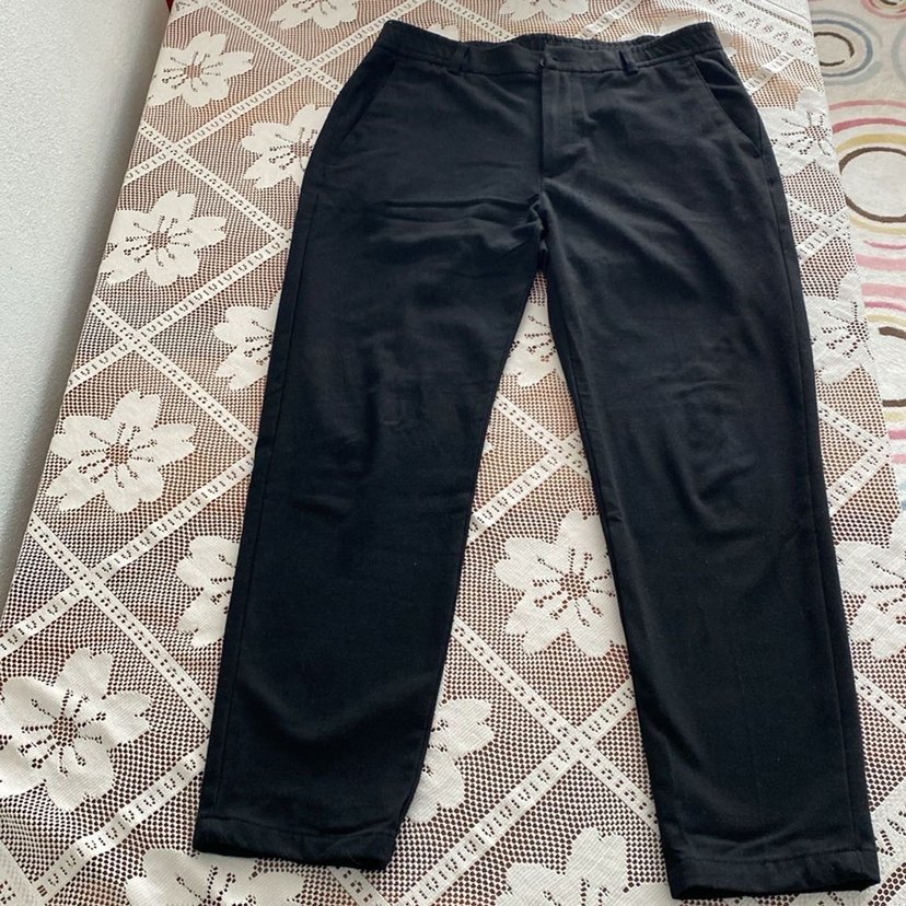 Siyah  Kumaş Pantolon - Görsel 2