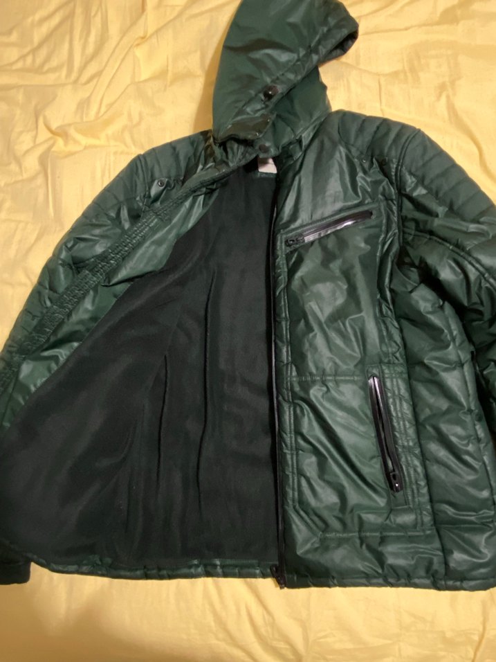 Yeşil  Erkek Mont - Görsel 4