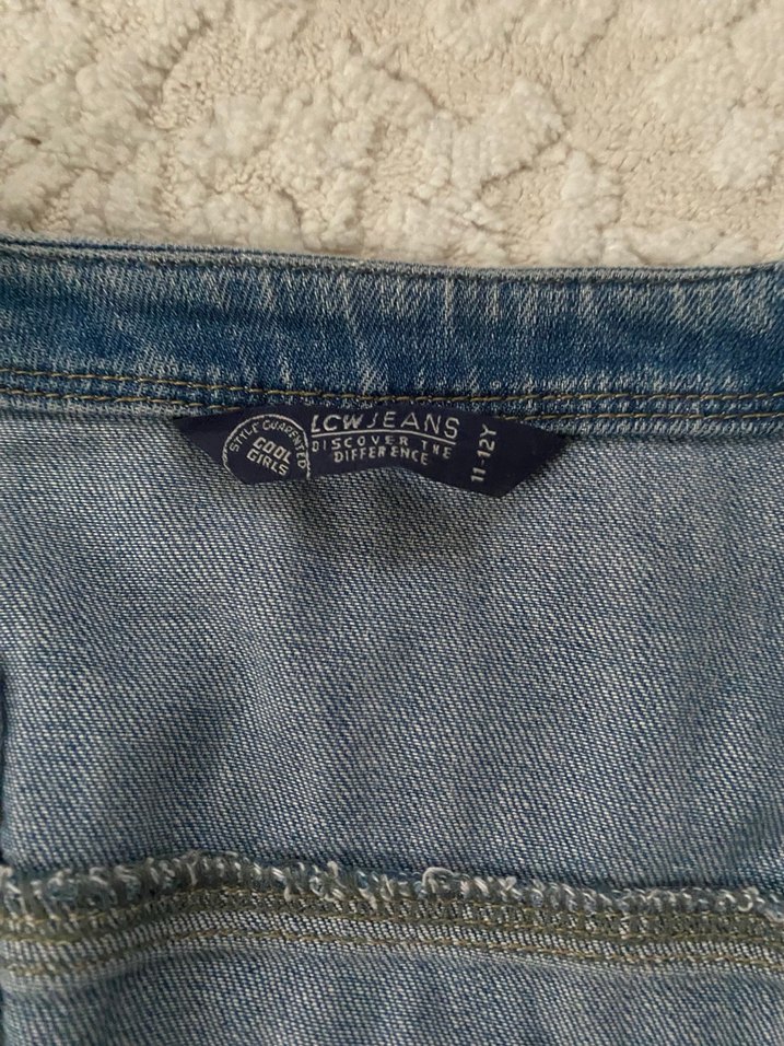 Düğmeli Mavi Kadın Kot Ceket - Görsel 3