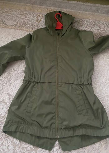 Kapüşonlu, Fermuarlı Midi Hamile Montu - Görsel 7