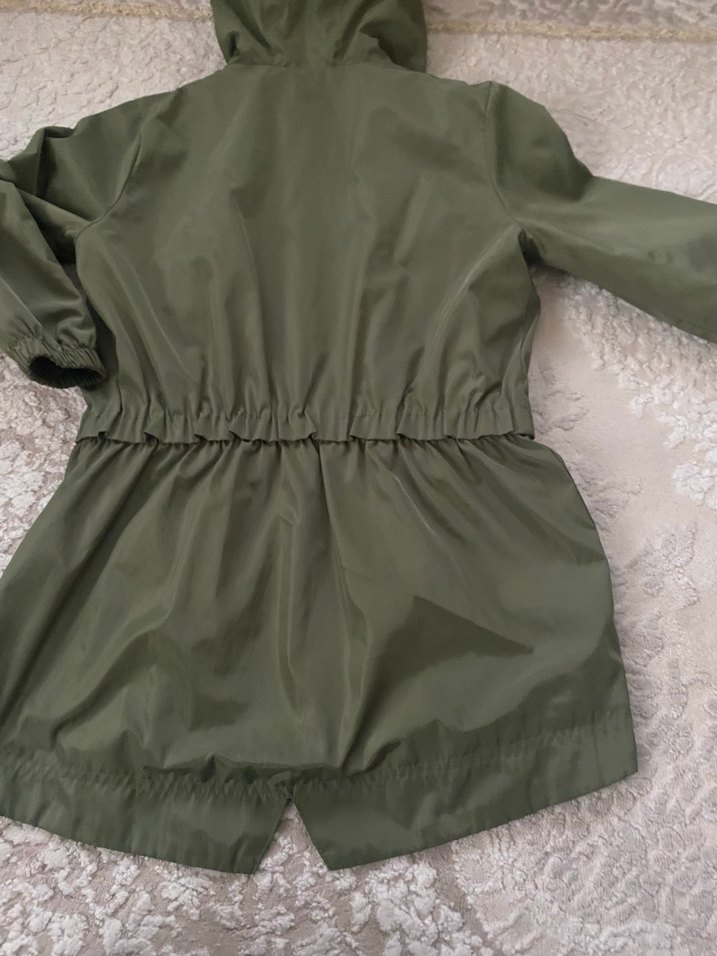 Kapüşonlu, Fermuarlı Midi Hamile Montu - Görsel 4