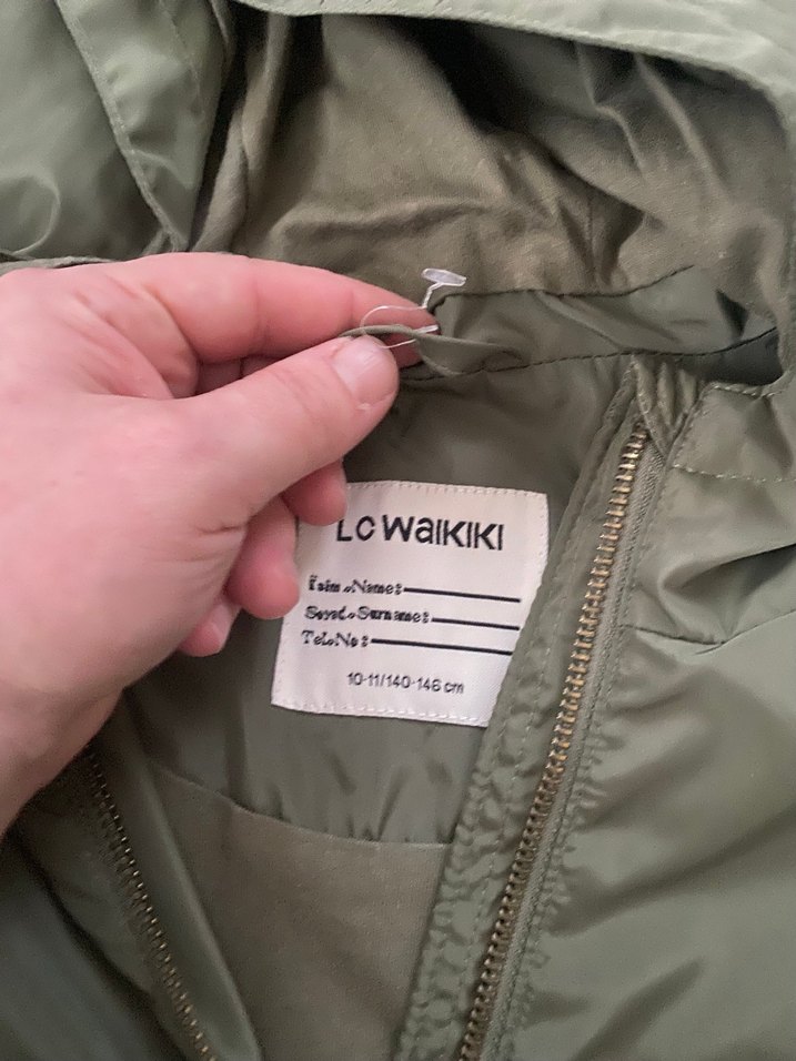 Kapüşonlu, Fermuarlı Midi Hamile Montu - Görsel 5