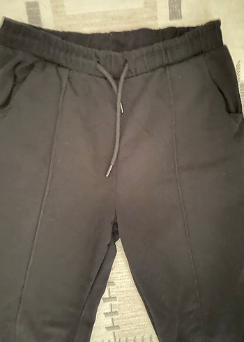 Siyah Rahat Kesim kı çocuk Eşofman Altı - Görsel 2