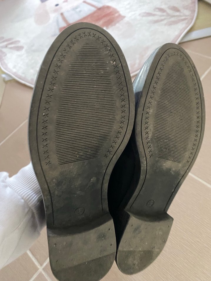 Siyah Klasik Tokalı Kadın Loafer - Görsel 3