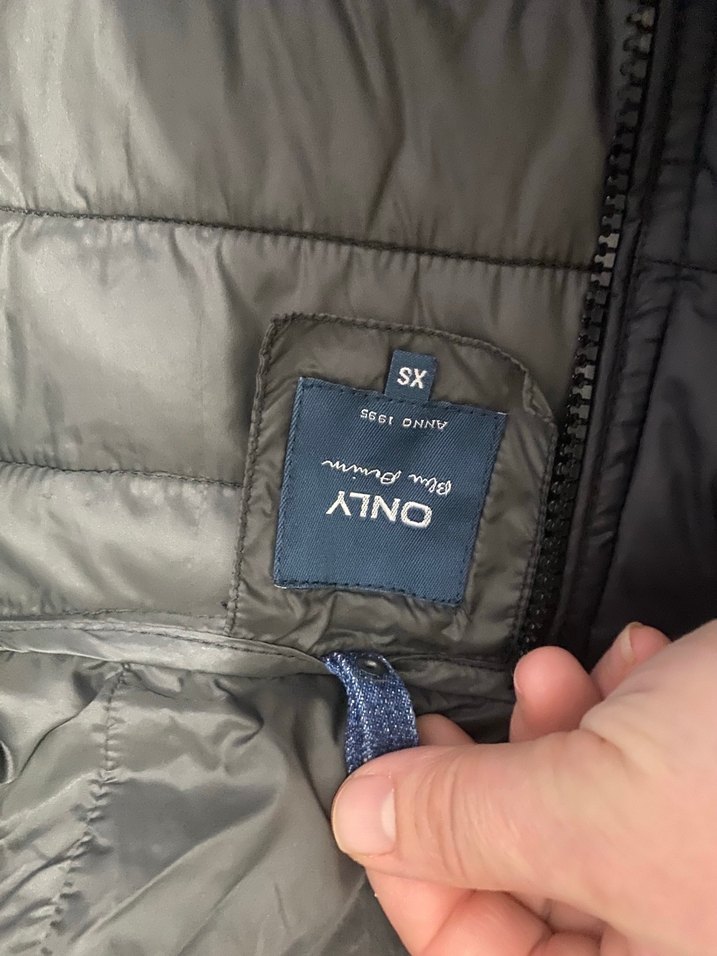 Gri Fermuarlı Kadın Kışlık Mont - Görsel 2