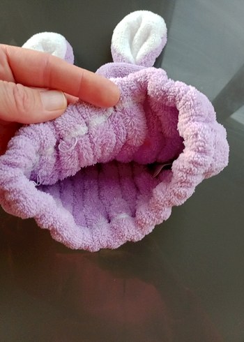 Pembe Peluş Çocuk Battaniyesi Kulaklı - Görsel 6