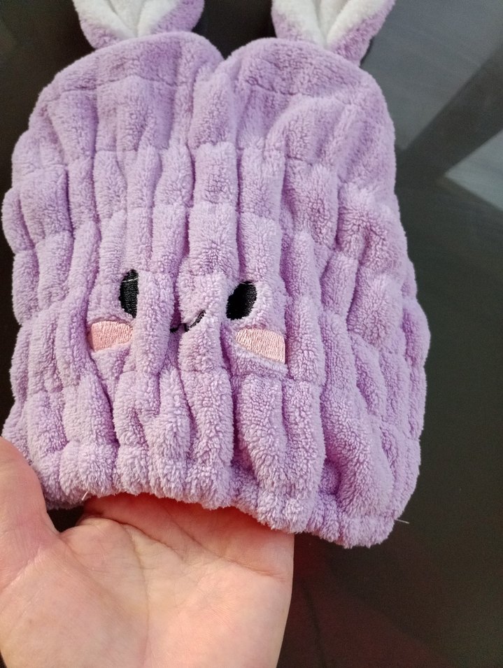 Pembe Peluş Çocuk Battaniyesi Kulaklı - Görsel 2