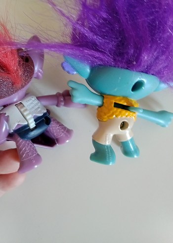 Renkli Troll Aksiyon Figürleri Seti 4 li - Görsel 4