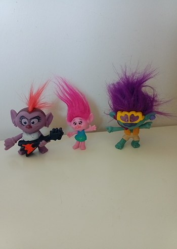 Renkli Troll Aksiyon Figürleri Seti 4 li - Görsel 5