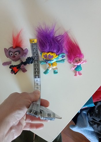 Renkli Troll Aksiyon Figürleri Seti 4 li - Görsel 12