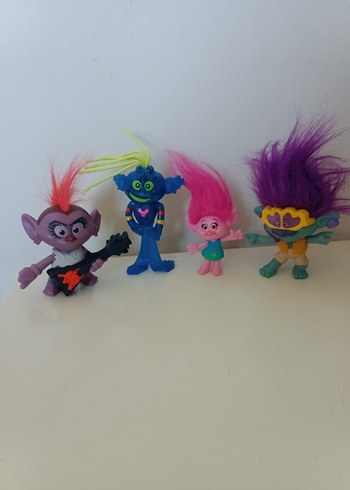 Renkli Troll Aksiyon Figürleri Seti 4 li - Görsel 19