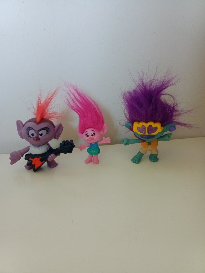 Renkli Troll Aksiyon Figürleri Seti 4 li - Görsel 5