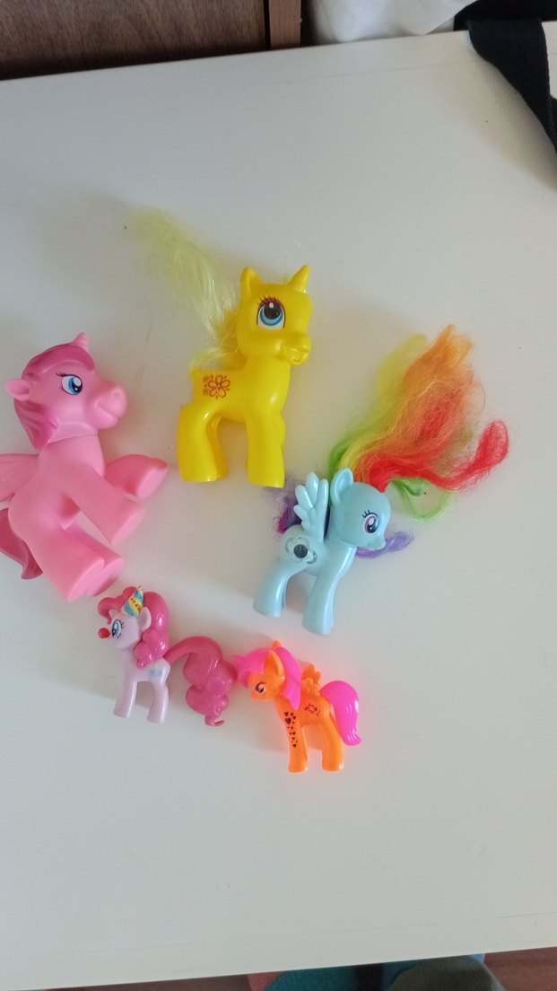 Renkli My Little Pony  Figürleri Seti  5 adet - Görsel 2