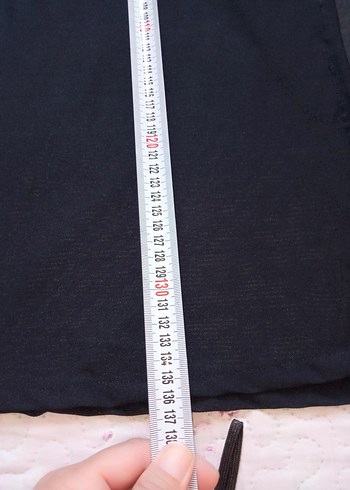 Siyah Uzun Dökümlü Kadın Pareo - Görsel 7