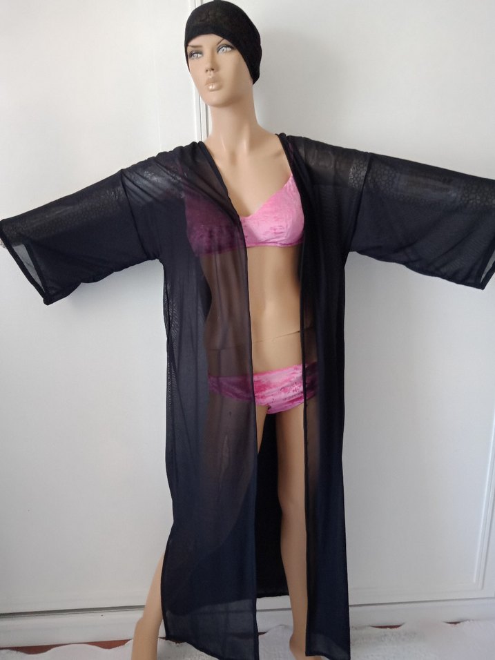 tül kumaş pareo - Görsel 3