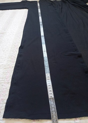 Bohem Uzun Siyah Bağlamalı Pareo - Görsel 6