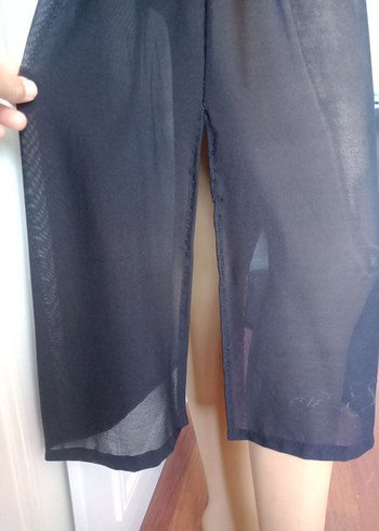 Uzun Siyah Bağlamalı Pareo - Görsel 5