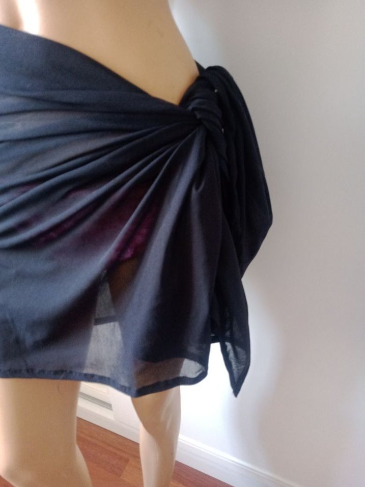 düz dikdörtgen tül pareoo - Görsel 4