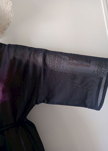 siyah tül Pareo - Görsel 7