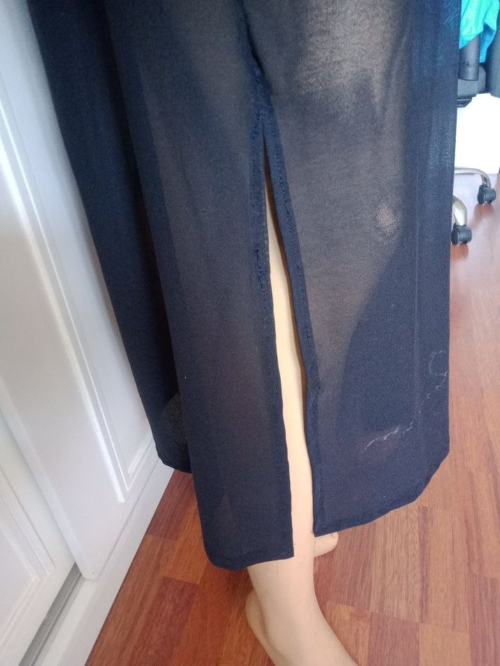 siyah tül Pareo - Görsel 5