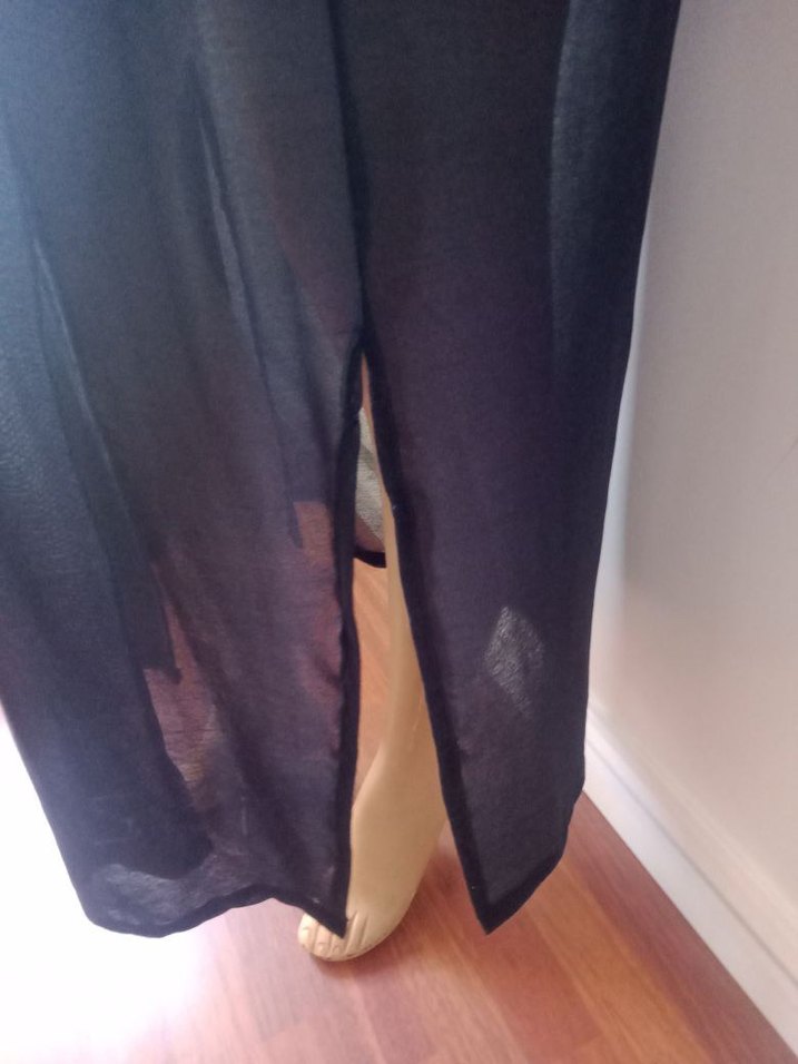 siyah tül pareoo - Görsel 4