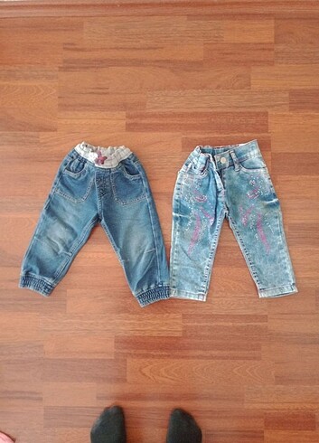 Kiz bebek kot pantaloon 