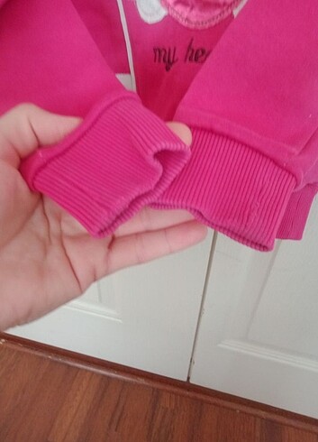12-18 Ay Beden pembe Renk Kiz bebek svithshort