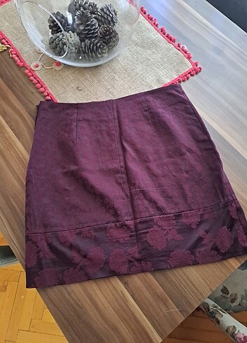 38 Beden bordo Renk bordo etek