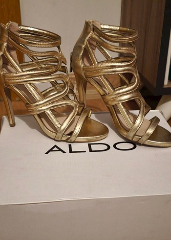 Altın Renkli Kemerli hakiki deri ALDO marka - Görsel 3